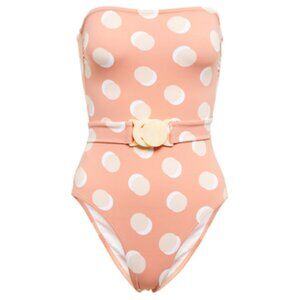 ERES Nuit Lune One-Piece Bandeau Swimsuit in Lune Coquillage-  Size 38/US 6